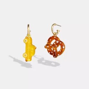 NWT Coach Mismatched Earrings